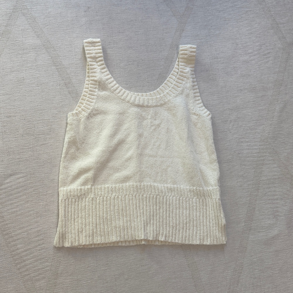 Madewell Ivory Sweater Tank - Sz S